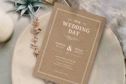 Wedding invitation design