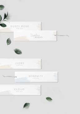 swing tag design branding