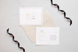 Modern wedding Invitation