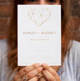 Wedding invitation design