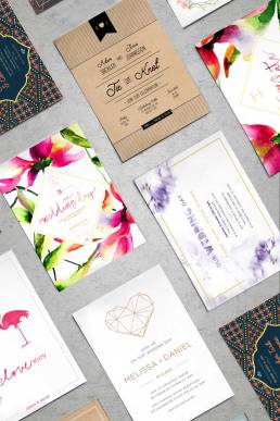 PaperLust Wedding Invitation Design