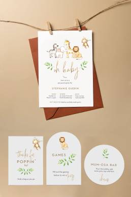 Baby Shower Invitation Design