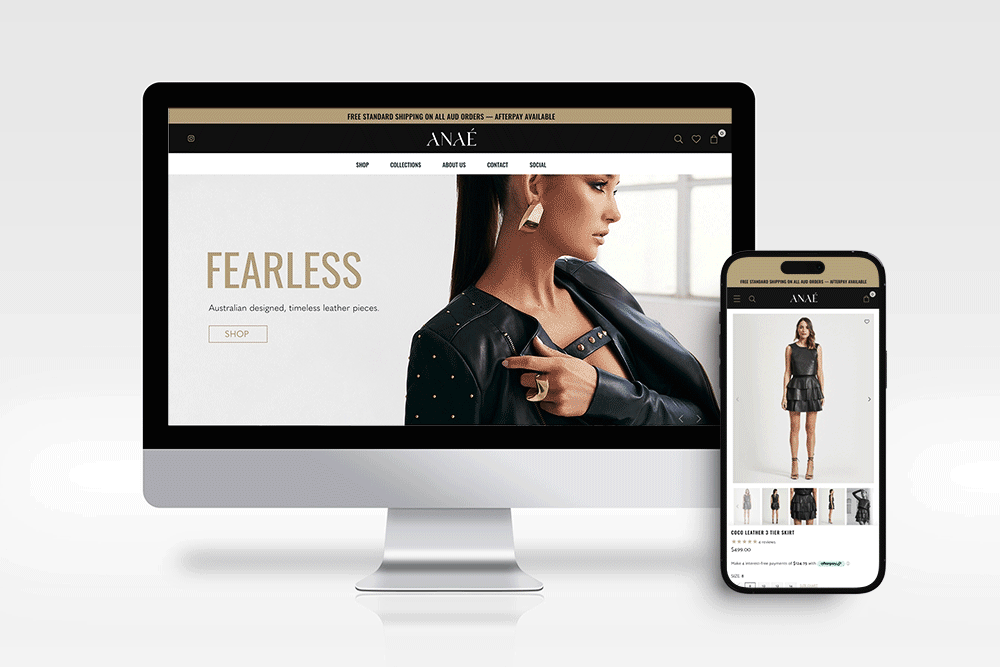 Website Design Fashion