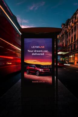 Leaselab billboard graphic design services