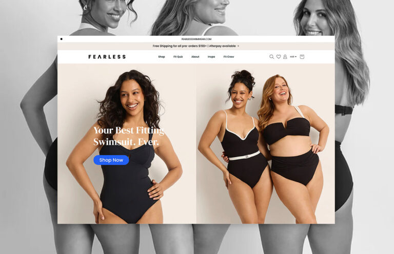 fashion shopify ux website design
