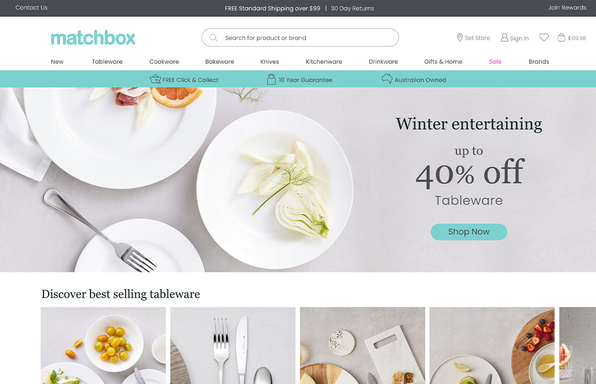ecomm shopify website design