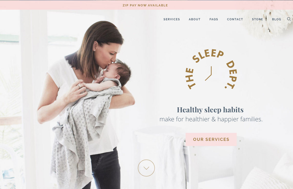 Service based website design