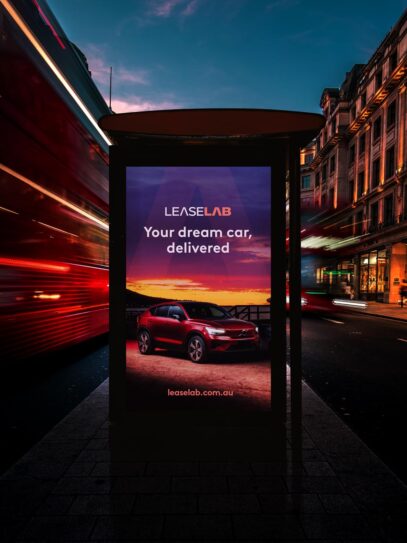 Leaselab billboard graphic design services